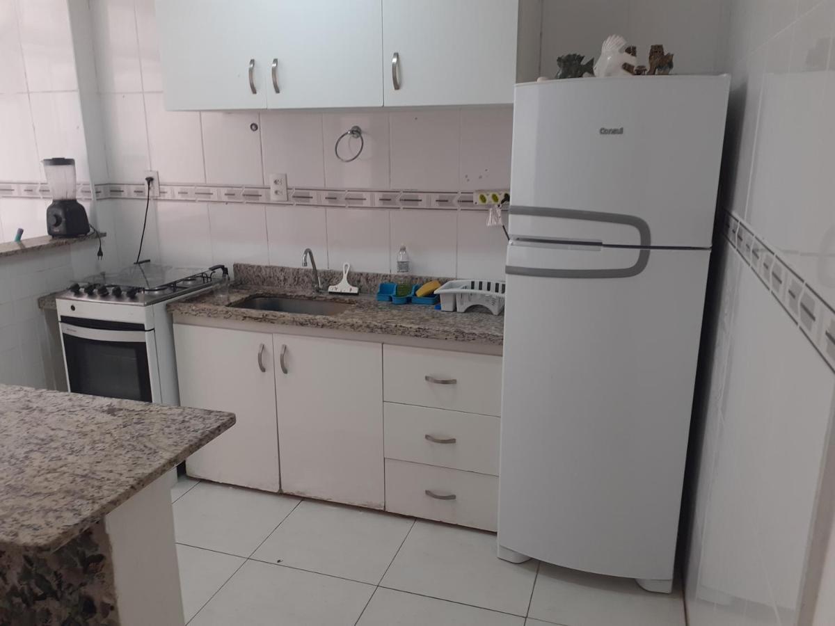 Apartamento Vento E Mar - 2 Quartos Com Sacada Na Quadra Da Praia Do Gonzaga Santos  Exterior foto