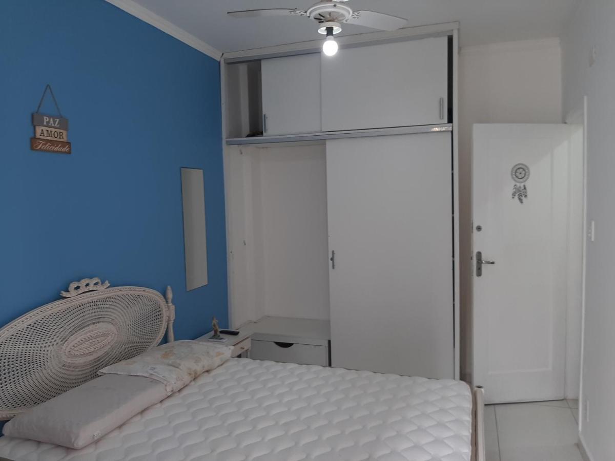Apartamento Vento E Mar - 2 Quartos Com Sacada Na Quadra Da Praia Do Gonzaga Santos  Exterior foto