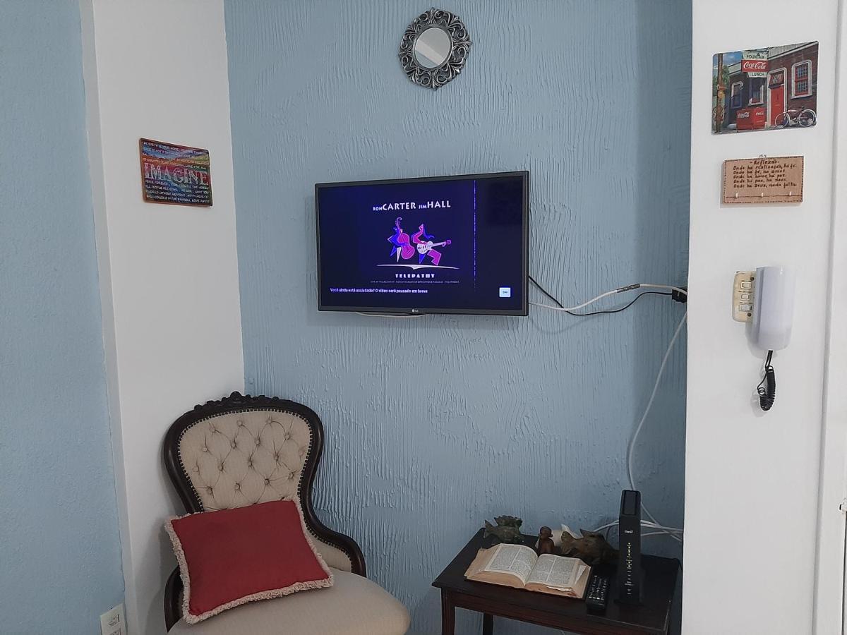 Apartamento Vento E Mar - 2 Quartos Com Sacada Na Quadra Da Praia Do Gonzaga Santos  Exterior foto