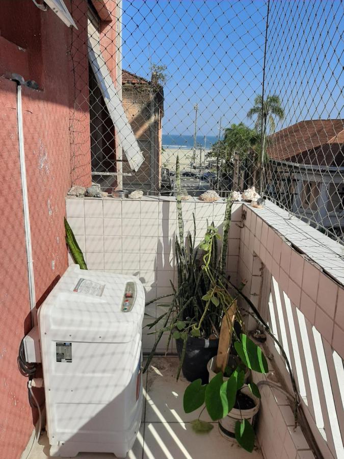 Apartamento Vento E Mar - 2 Quartos Com Sacada Na Quadra Da Praia Do Gonzaga Santos  Exterior foto